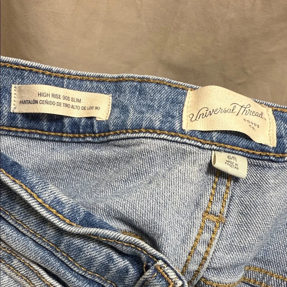 Universal Thread Light Blue High Rise Jeans - Picture 2 of 3